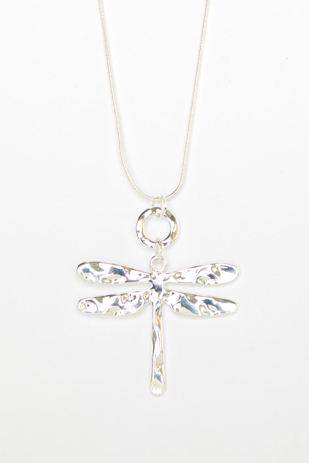 Dragonfly Necklace - Silver