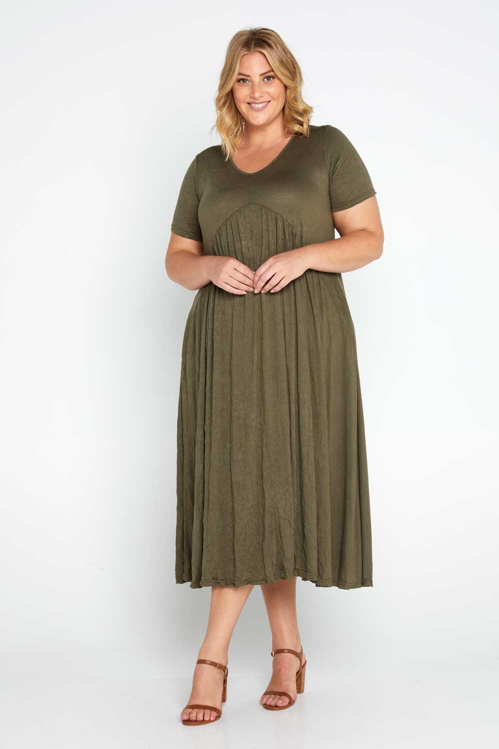 Halcyon Dress - Khaki