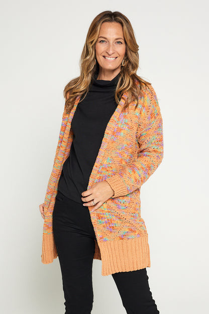 Hester Chenille Cardi - Ginger/Sprinkles