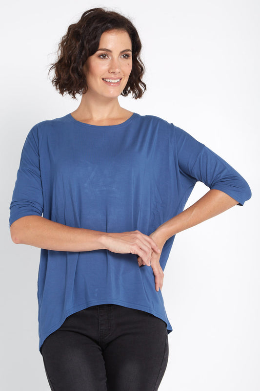 Irena Bamboo Top - Denim