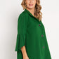 Jocelyn Tulip Sleeve Jacket - Green