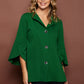 Jocelyn Tulip Sleeve Jacket - Green