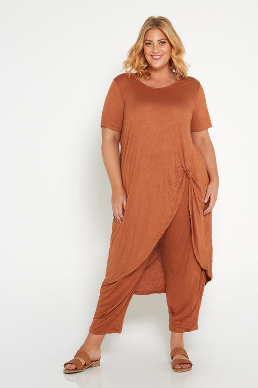 Koda Tunic Top - Tobacco