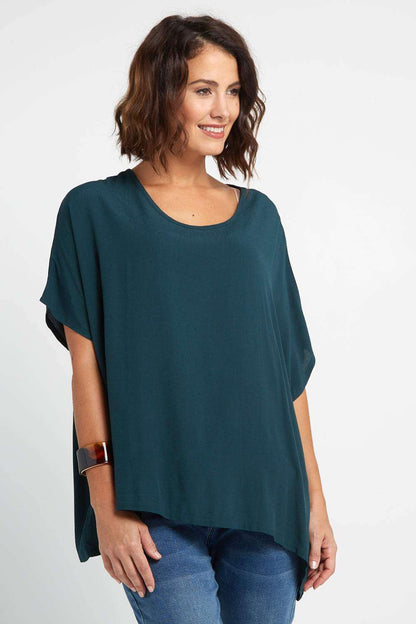 Kuala Lumpur Top - Emerald Green