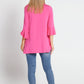 Lacey Bamboo Top - Hot Pink