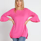 Lacey Bamboo Top - Hot Pink