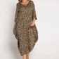 Leish Ribbed Dress - Leopard