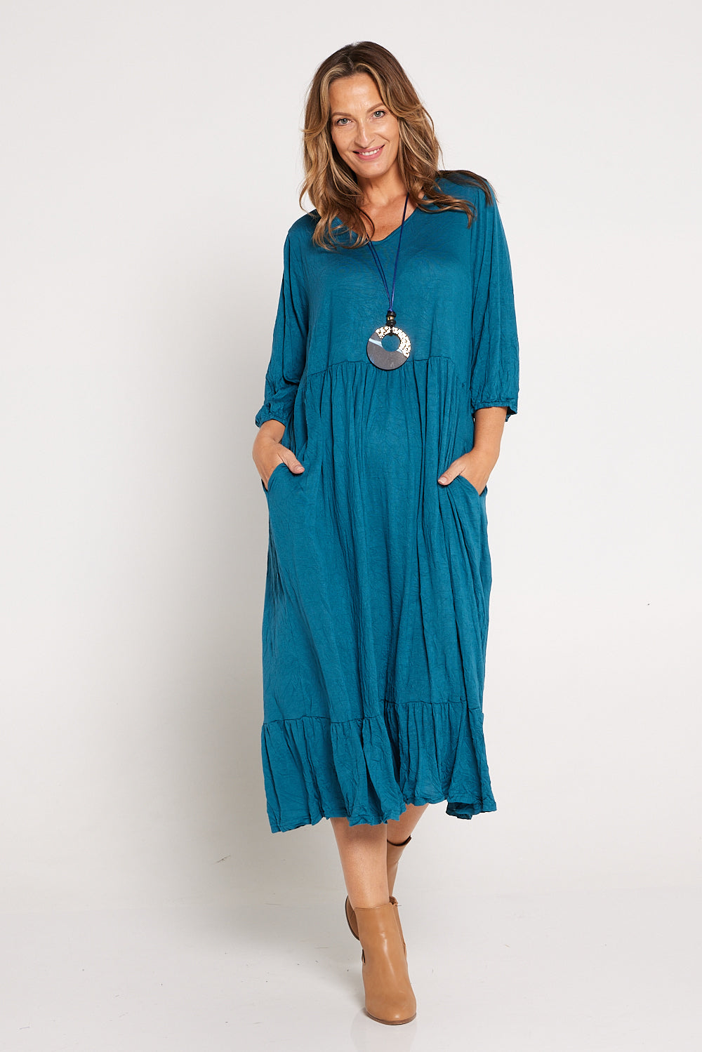 Leith Dress - Teal