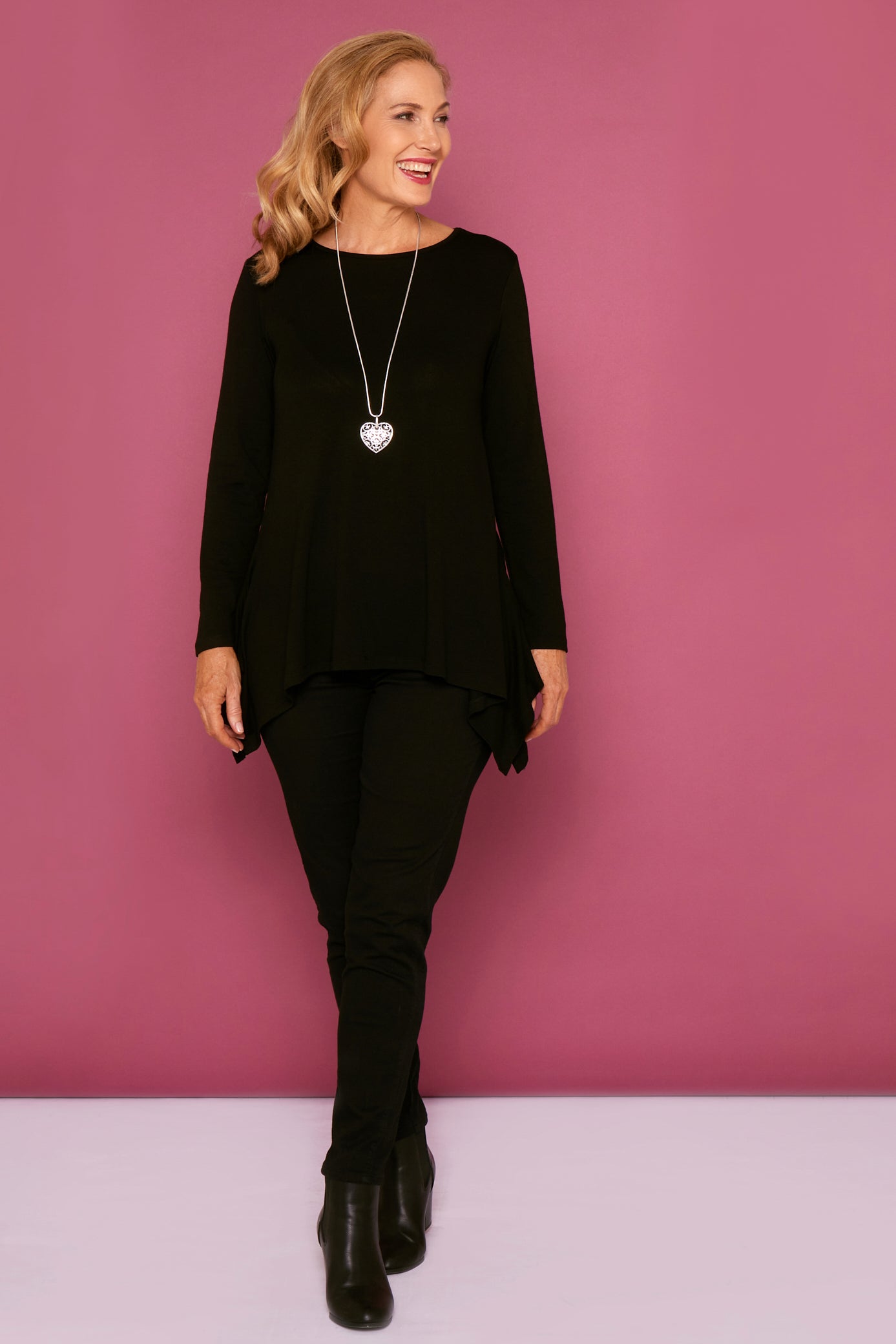 Andrea Winter Top - Black