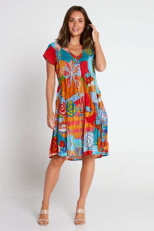 Oia Easy Fit Organic Cotton Dress