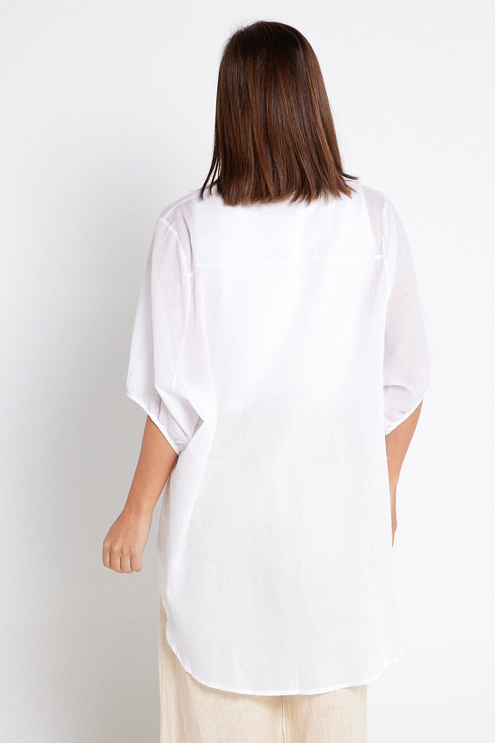 Piper Cotton Comfort Shirt - White