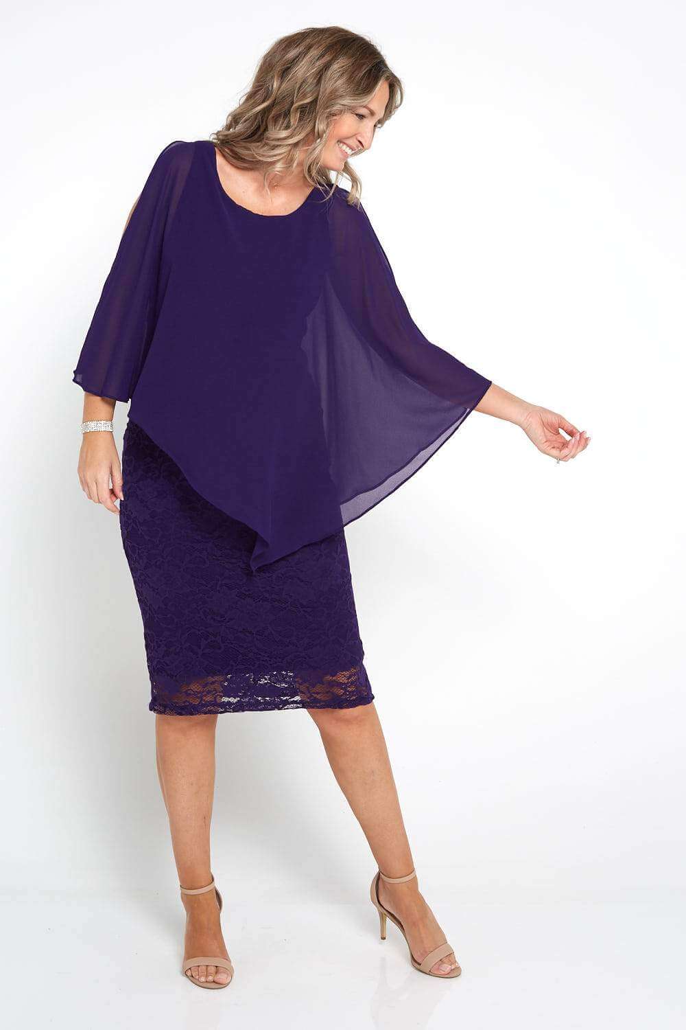 Abigail Dress - Purple