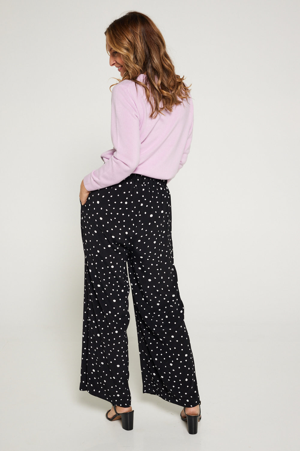 Rahima Pants - Black/Dot