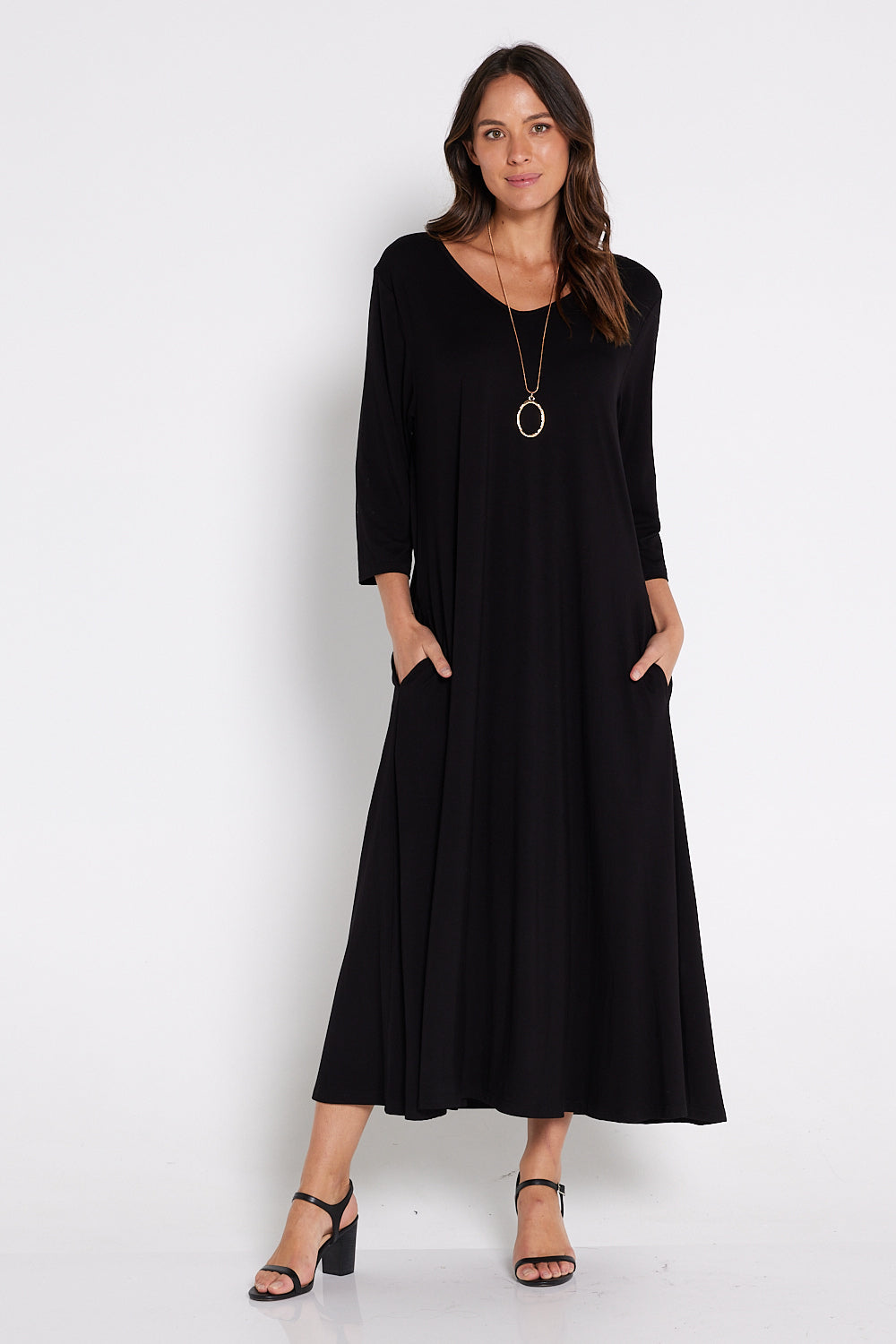 Raja Bamboo Dress - Black