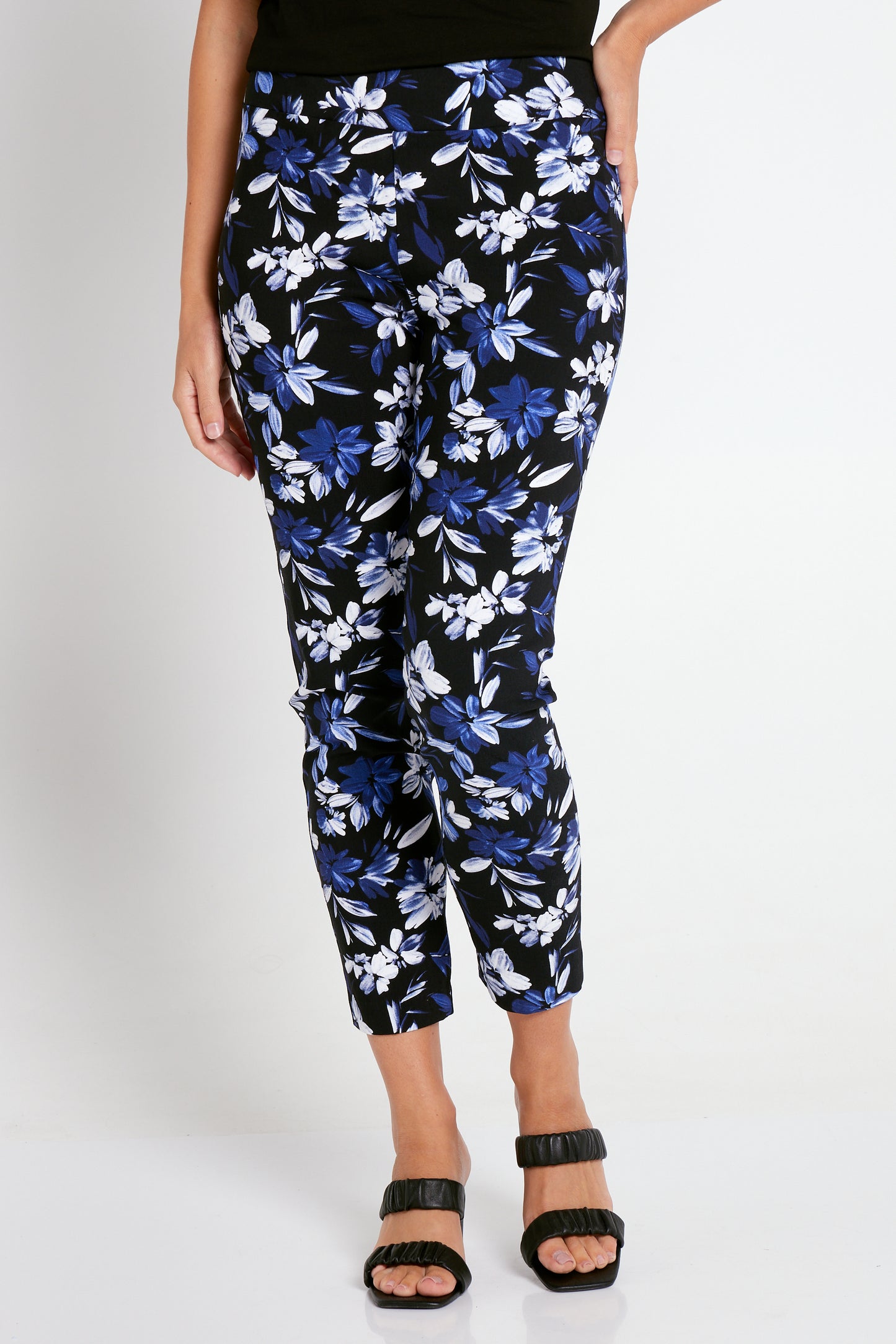 Rhythmic Pants - Black/Navy Floral