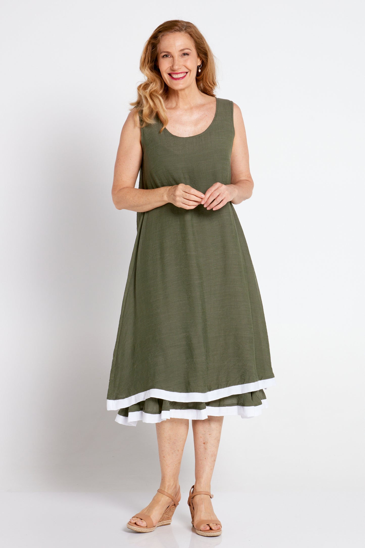 Samos Dress - Khaki