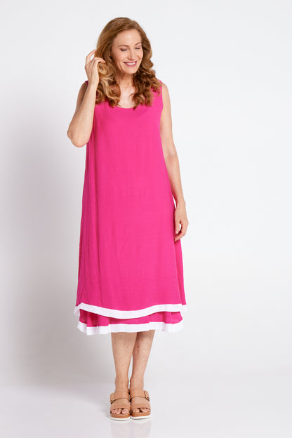 Samos Dress - Hot Pink