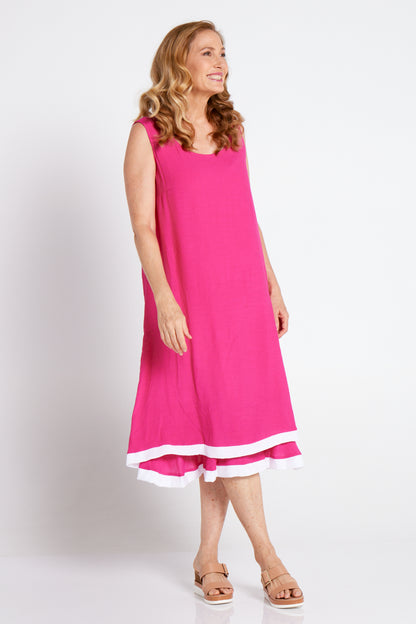 Samos Dress - Hot Pink