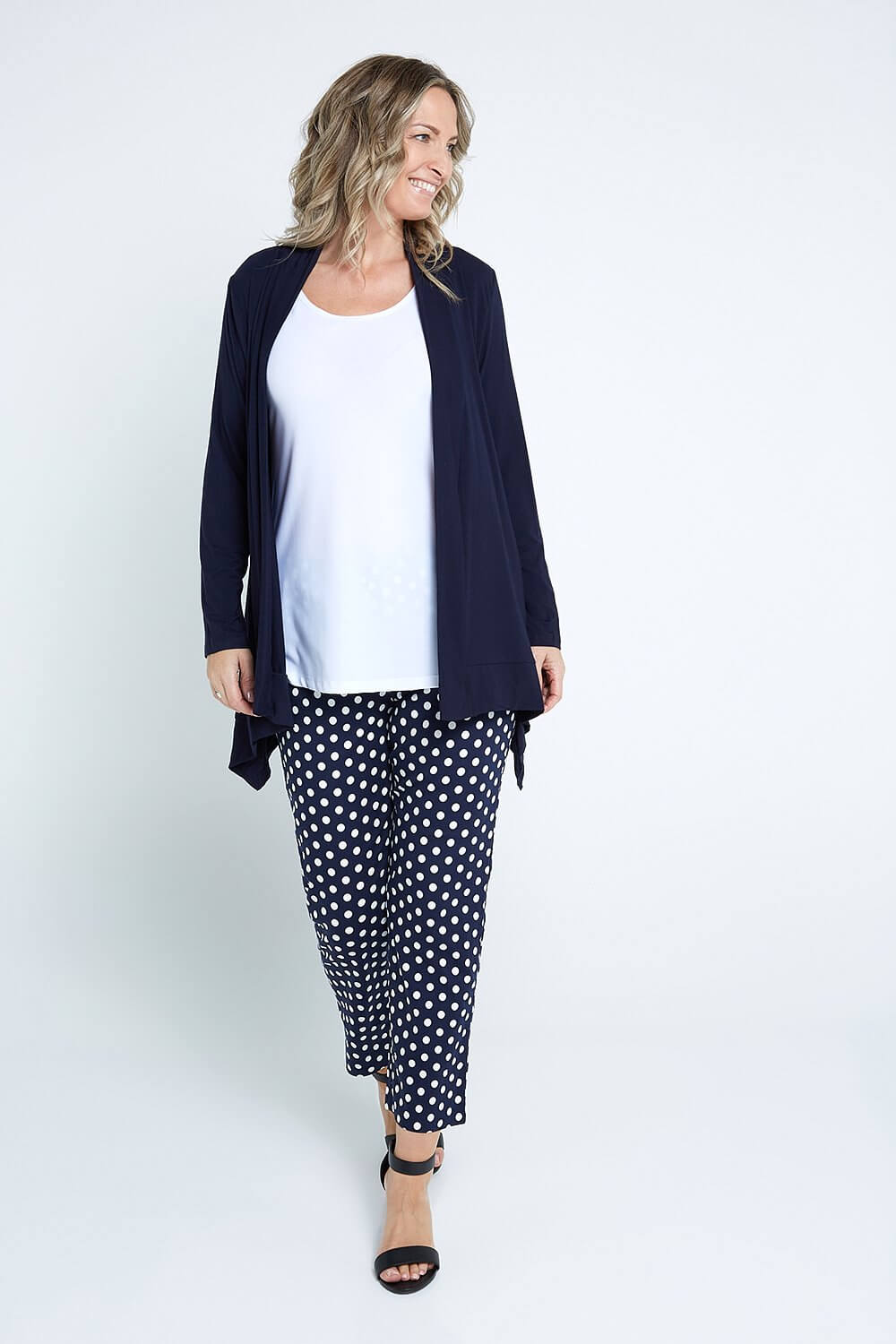 Louise Bamboo Cardi - Dark Navy