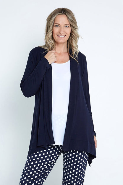 Louise Bamboo Cardi - Dark Navy