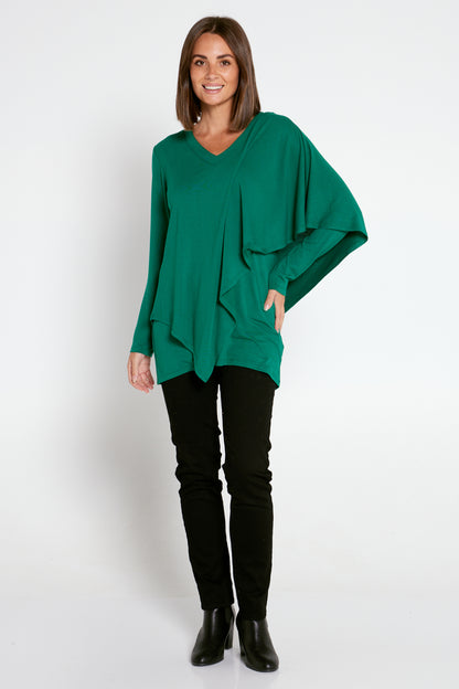 Tahiya Cape Top - Green