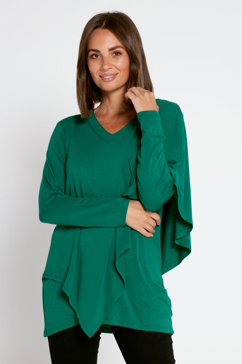 Tahiya Cape Top - Green