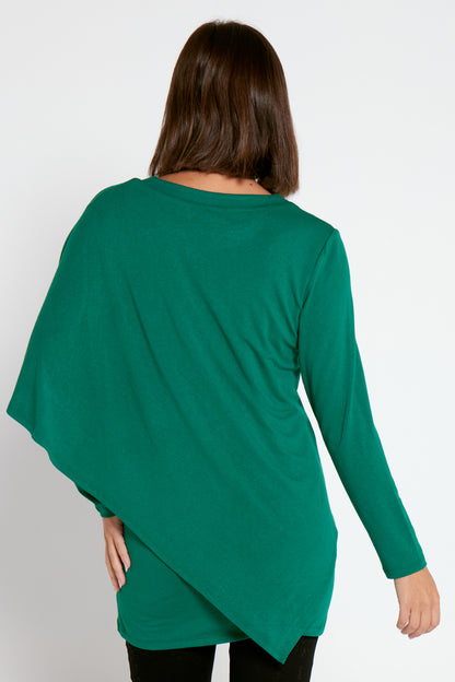 Tahiya Cape Top - Green