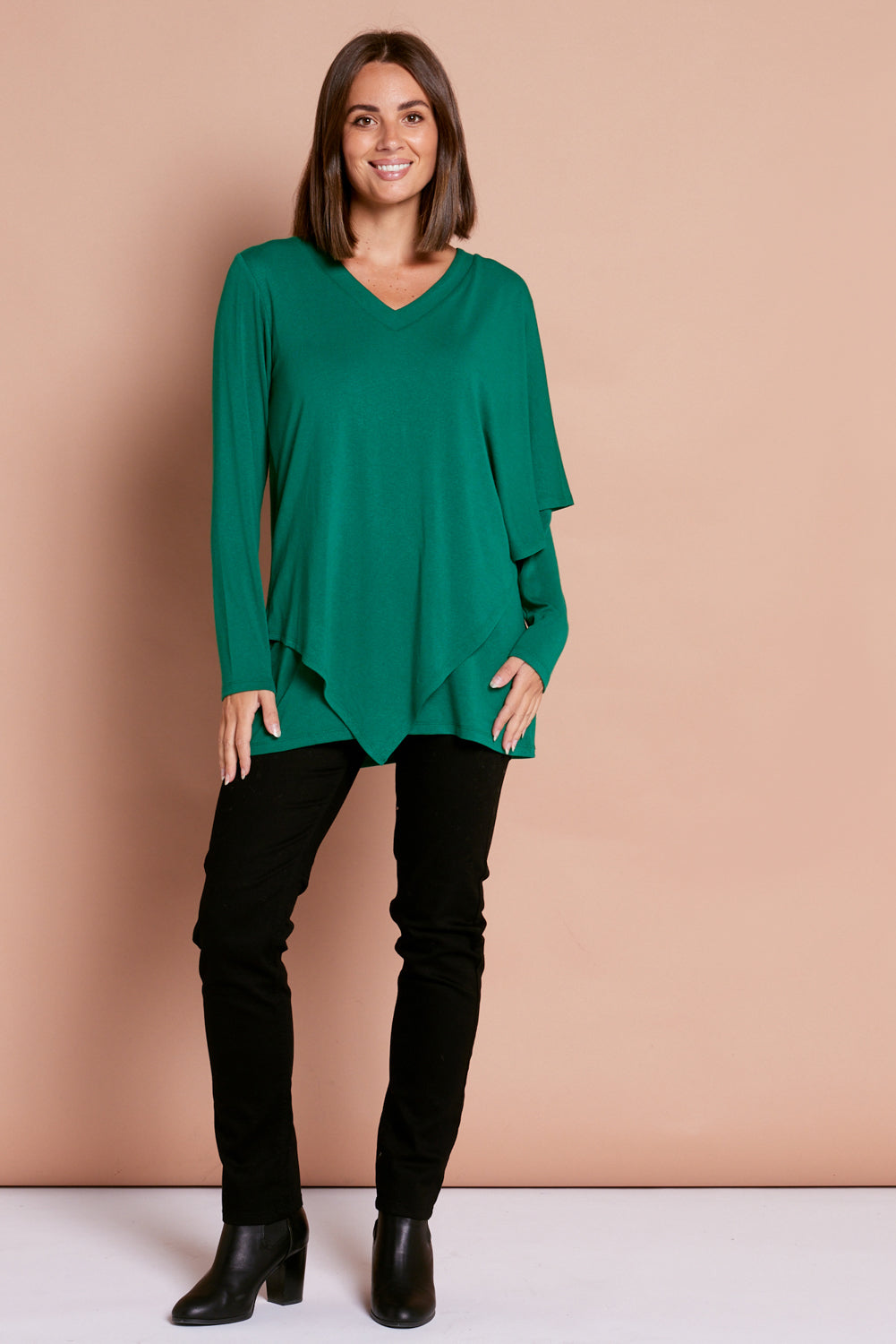 Tahiya Cape Top - Green