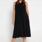 Whitney Swing Slip Dress - Black