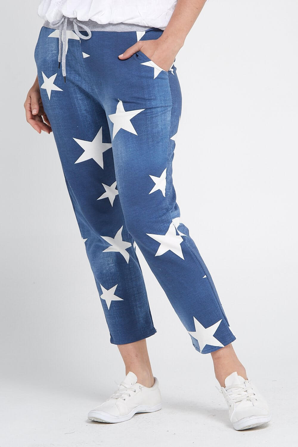 Lipari Pants - Dark Denim Star