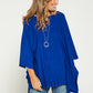 Marcy Knit Top - Cobalt