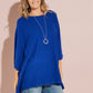 Marcy Knit Top - Cobalt