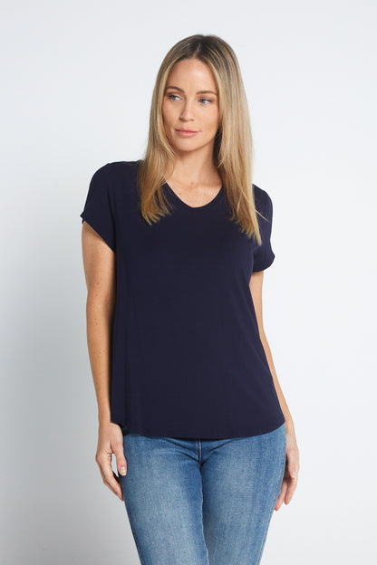 Bamboo Tee - Dark Navy