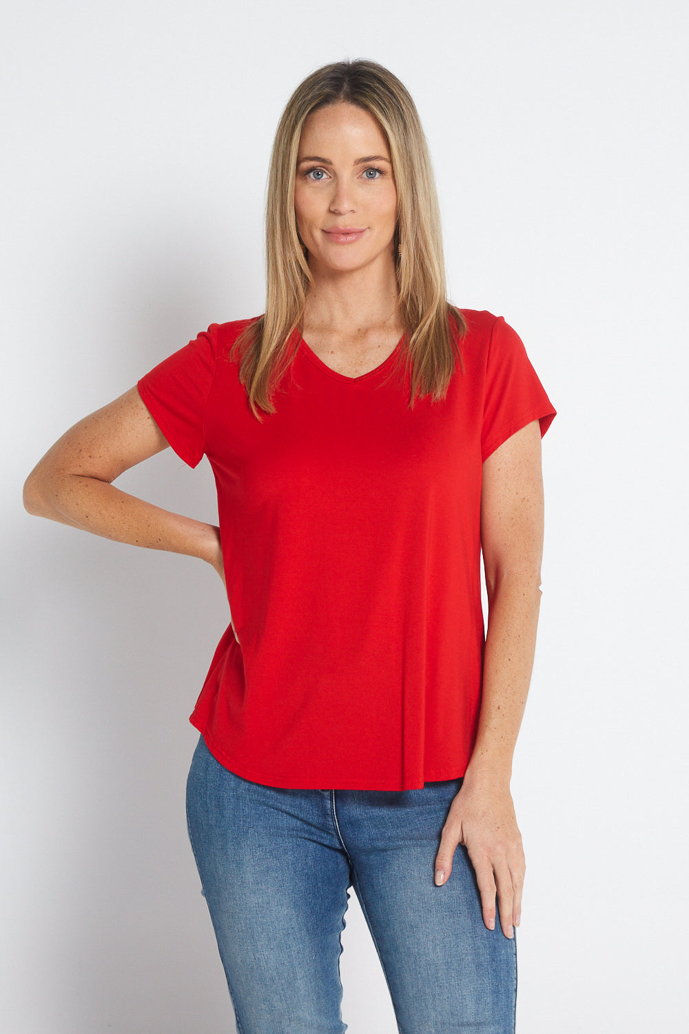 Bamboo Tee - Red