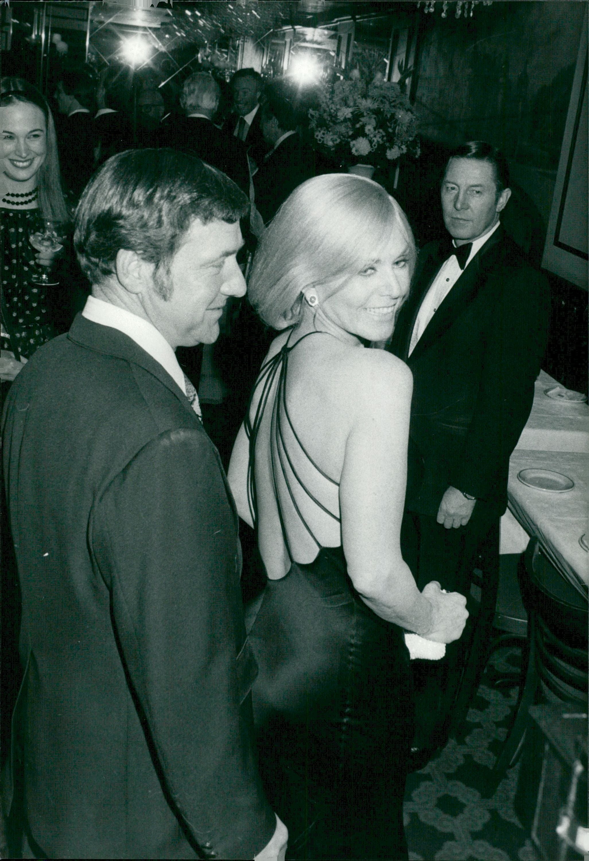 Actress Kim Novak With Her Husband Robert Malloy At The Premiere Of Th 