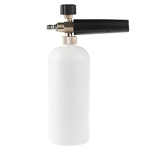 Wovatech Car Wash Foam Gun - Foam Cannon Snow Foam Lance Pressure Washer - 1L Foam Cannon Adjustable Water Pressure