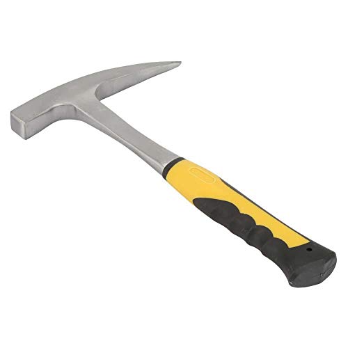 Double Head Flat Mouth Geological Brick Duckbill Tubular Shaft Brick Hammer for Geological Survey Masonry Tile (S)