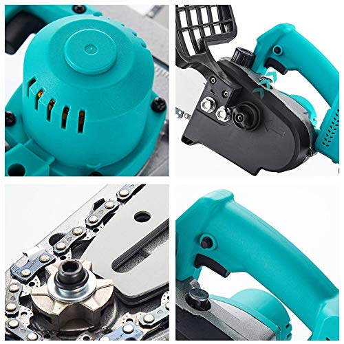 NAKELUCY 700W Electric Chainsaw Cordless Saws for Cutting Trees, 3000 mAh Mini Handheld Saw Wood Cutting woodworking for Cutting Branches, 12-Inch