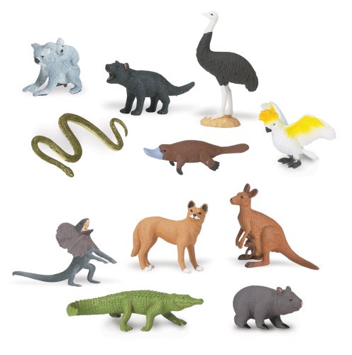 Continent Animal Miniatures: Australia Replicas | Montessori-n-Such