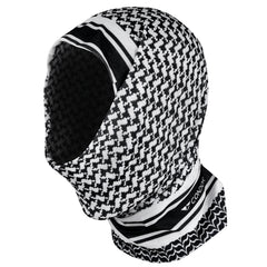 MULTI WRAP - SHEMAGH - BLACK & WHITE