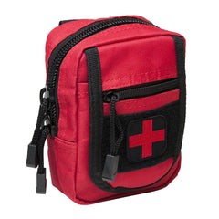 Compact Trauma Kit With Tourniquet & Pouch - Red - Molle Pouches And Accessories - Vism - Colonel Mustard