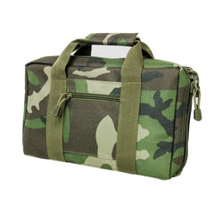 Discrete Double Pistol Case - Woodland Camo - Pistol Cases - Vism - Colonel Mustard