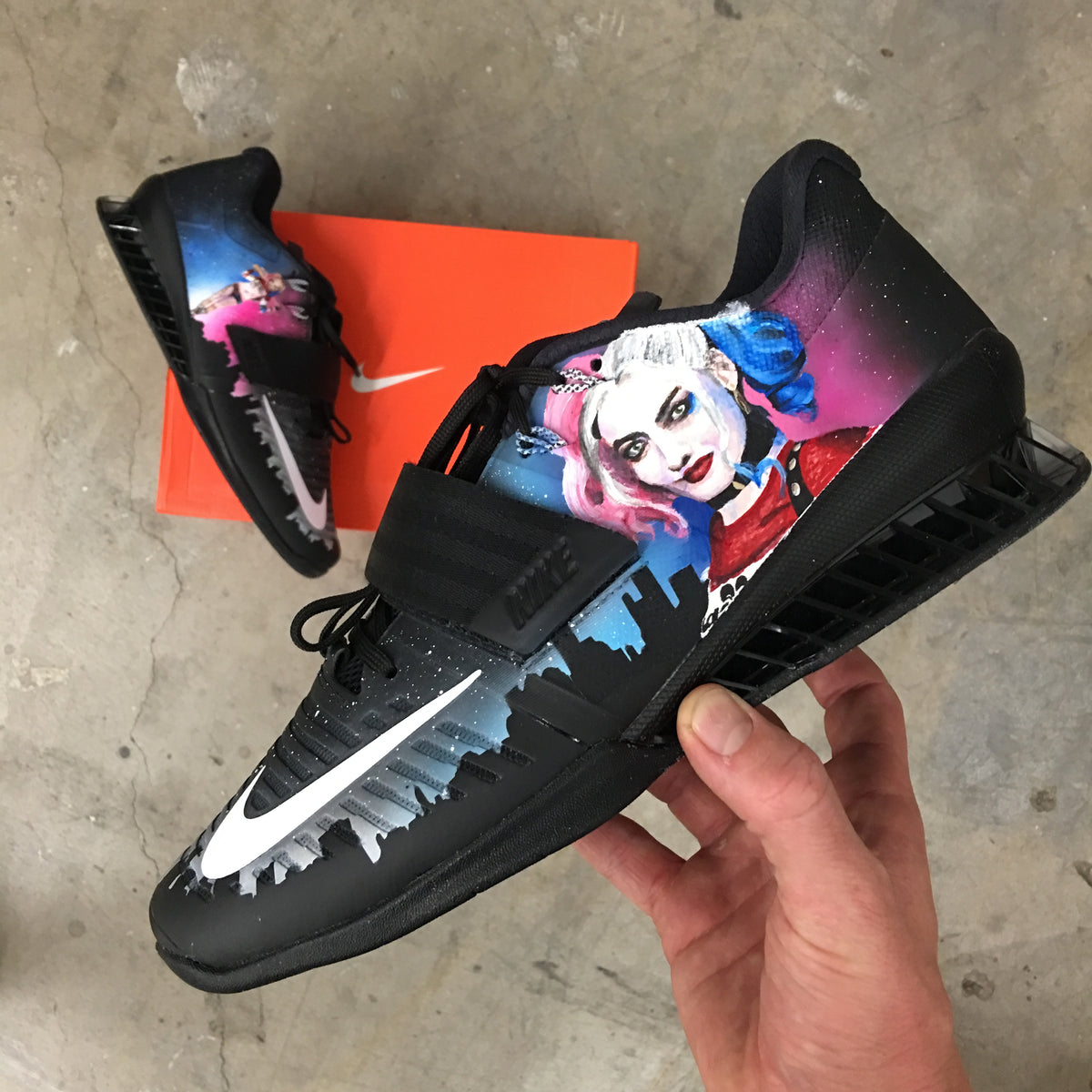 harley quinn vans shoes