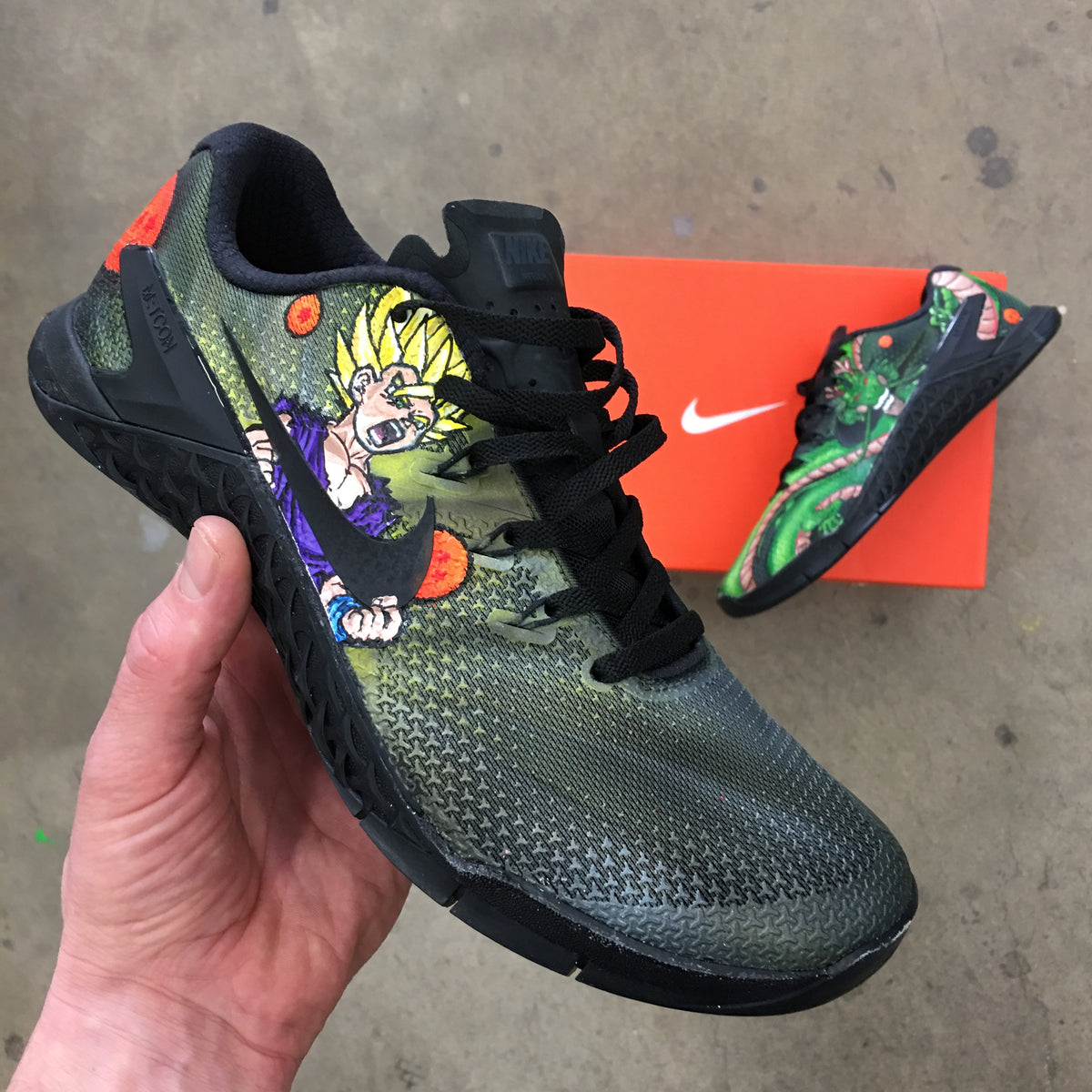 dragon ball z inspired shoes