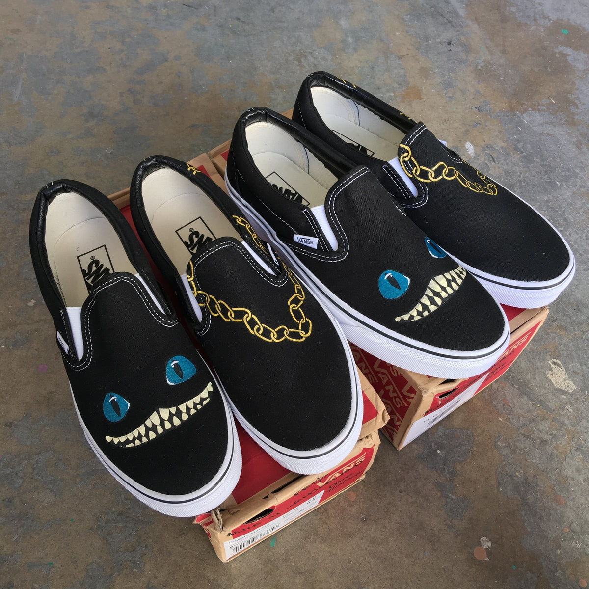 alice in wonderland vans