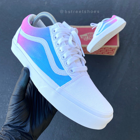 Custom Painted Vans Old Skool