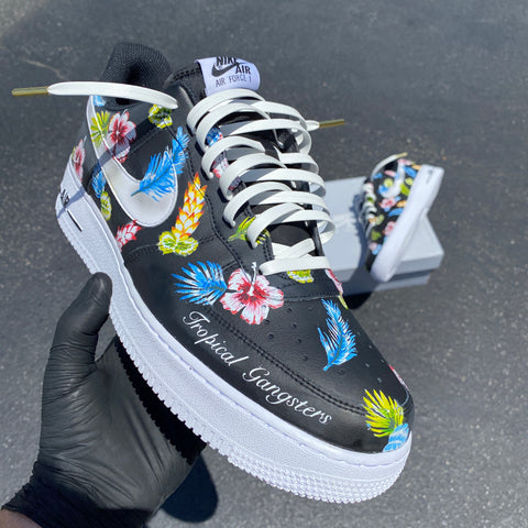 Painted Floral Nike AF1