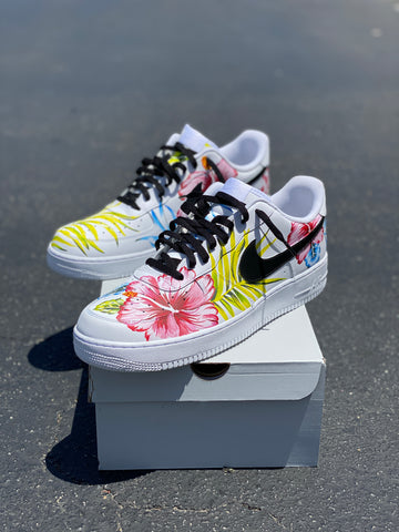 Custom Tropical Floral Nike AF1