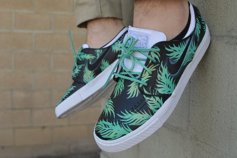 stefan janoski, nike sb, hand painted shoes