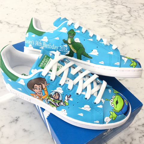 Disney Plus Streaming Launches Today! Here are some Custom Painted Disney shoes!